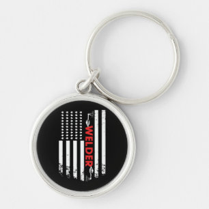 Welding - American Welder Flag Sleutelhanger