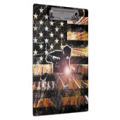 Welding Flag Sparks & Flames Klembord (Rechts)