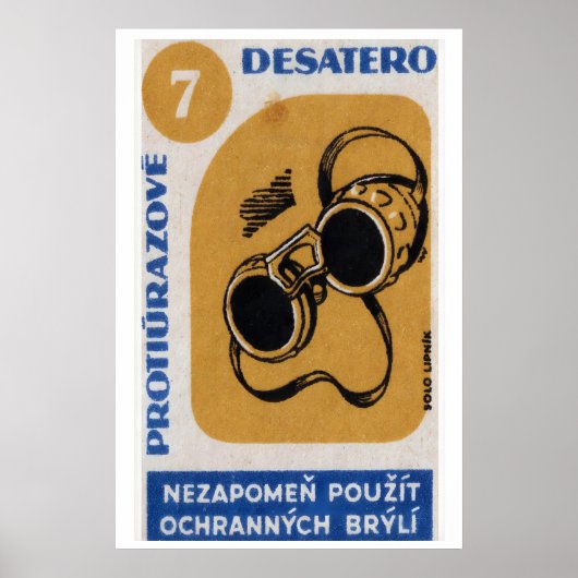 Welding Glasses - Matchbox Print - Aesthetic Wall (Voorkant)