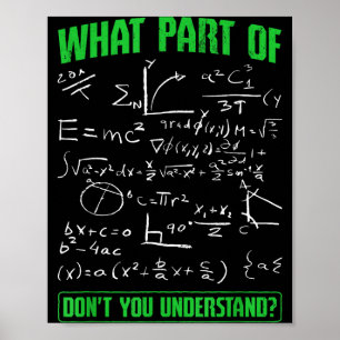 Welk deel begrijp je niet Technische Student Poster