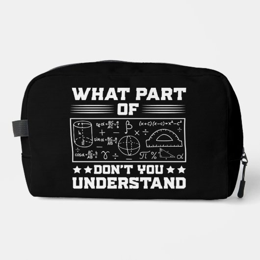 Welk deel van begrijp je niet toilettasje (Voorkant)