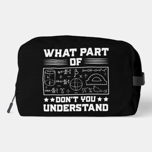 Welk deel van begrijp je niet toilettasje (Achterkant)