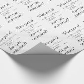 Welk deel van...? cadeaupapier (Hoek)