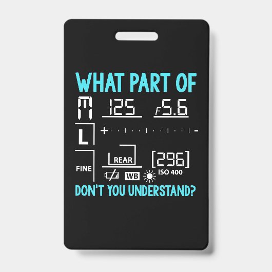 Welk deel van de fotograaf badge (Voorkant)