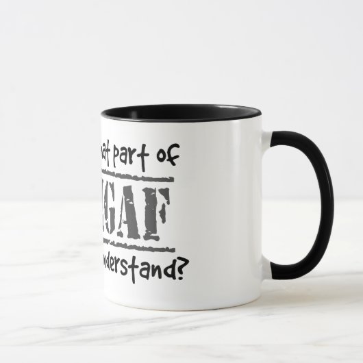 Welk deel van DILLIGAF begreep je niet? Mok (Rechts)