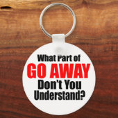 Welk deel van Go Away Sleutelhanger (Voorkant)