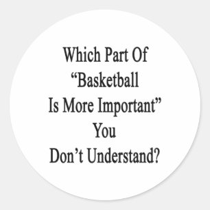 Welk deel van het basketbal is belangrijker dan wa ronde sticker