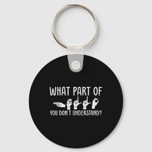 Welk deel van jou begrijpt Design Teacher O niet Sleutelhanger