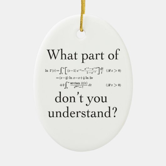 Welk deel van... keramisch ornament (Voorkant)