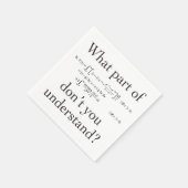 Welk deel van... servet (Hoek)