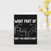 Welk deel van snap je niet Funny Football P Kaart (Gele Bloem)