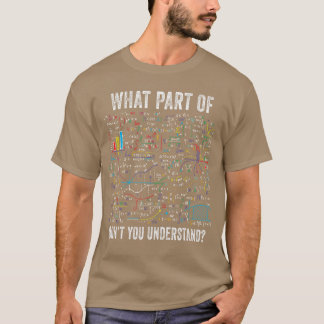 Welk deel van snap je niet Funny Math Sarcastisch T-shirt