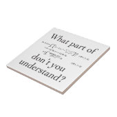 Welk deel van...? tegeltje (Zijkant)