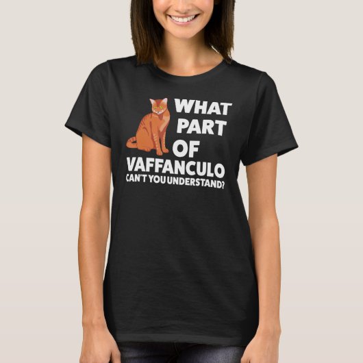 welk deel van vaffanculo italiaans vaffanculo t-shirt (Voorkant)