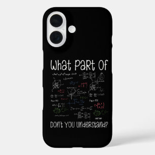 Welk deel van vergelijkingen begrijp je niet Wisku iPhone 16 Hoesje