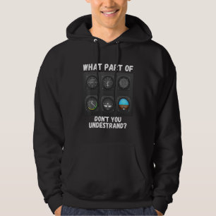 Welk deel van vliegtuig begrijp je niet Aviatie Hoodie