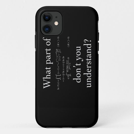 Welk deel van... Wit in het donker Case-Mate iPhone Case (Achterkant)