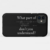 Welk deel van... Wit in het donker Case-Mate iPhone Case (Achterkant (horizontaal))