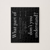 Welk deel van... Wit in het donker Legpuzzel (Verticaal)