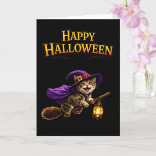 Welk katje dat zweeft op een willekeurige gril kaart