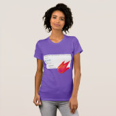 Welk object verliet de baan van de aarde na alleen t-shirt (Voorkant volledig)