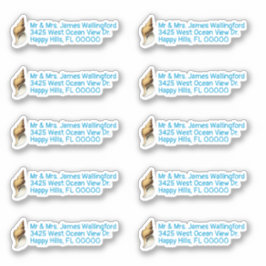 Welk Shell Return Address Stickers