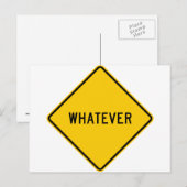 Welk snelwegteken ook briefkaart (Voorkant / Achterkant)