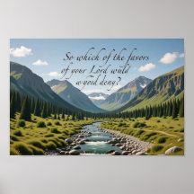Welke gunsten zult u ontkennen? | Landschapsprint