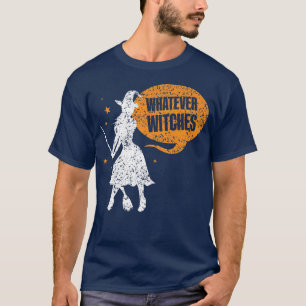 Welke heksen Drink meisjes Halloween Gezegden T-shirt