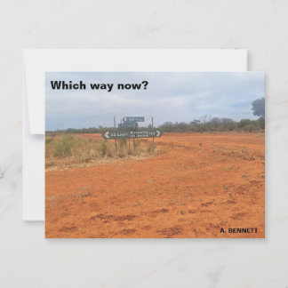 Welke kant nu op? briefkaart
