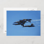 Welke kant op? Blue Angels  Briefkaart (Voorkant / Achterkant)