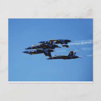 Welke kant op? Blue Angels Briefkaart