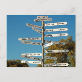 Welke kant op? briefkaart