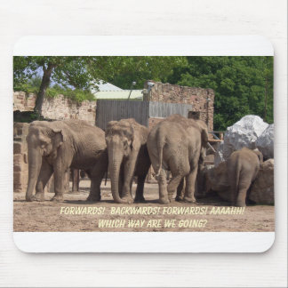 Welke kant op? muismat