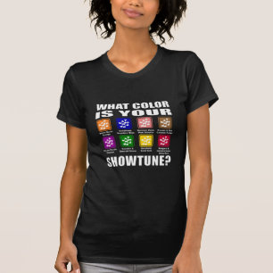 Welke kleur/toon vrouwen donkere T-shirt