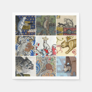 Welke middeleeuwse kat ben jij vandaag? servet
