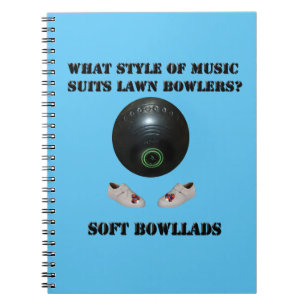 Welke stijl van muziek past gazon bowlers, notitieboek