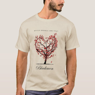 "Welke tak ben jij?" Aangepaste stamboom T-shirt
