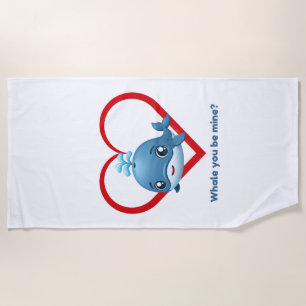 Welke walvis ben je van mij? strandlaken