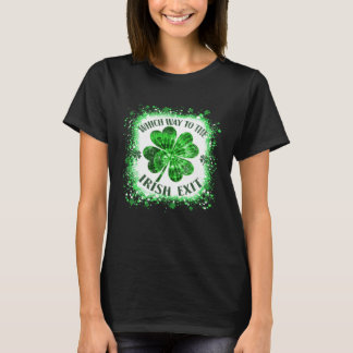 Welke weg naar de Ierse afslag Grappige Ierse St P T-shirt