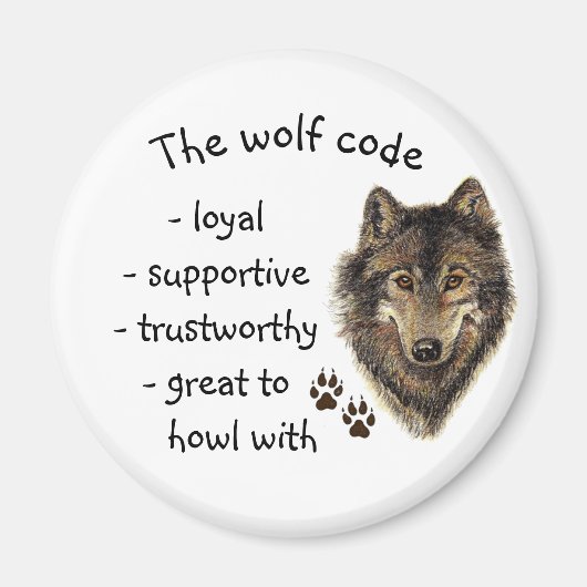 Welke Wolf ga je eten? Motivatie prijsopgave Magneet (Voorkant)