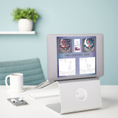 Welke zoetheid neemt Sticker (Laptop op bureau)