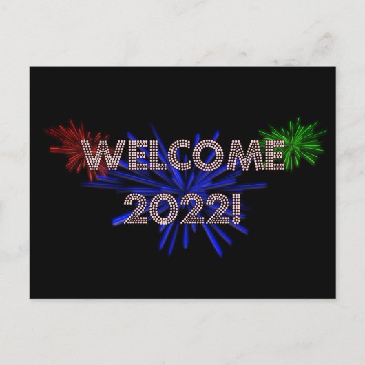 welkom 2022 ! briefkaart (Voorkant)