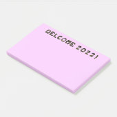 welkom 2022! post-it® notes (Schuin)