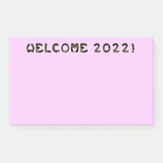 welkom 2022! post-it® notes (Voorkant)
