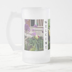 Welkom 2024 Frosted Mug van RoseWrites Matglas Bierpul