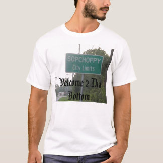 welkom 2 tha dik-shirt onderaan t-shirt