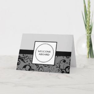welkom aan boord ( damask ) kaart