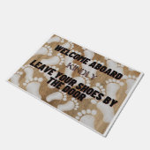 Welkom aan boord deurmat (Schuin)