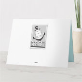 welkom aan boord kaart (Achterkant)